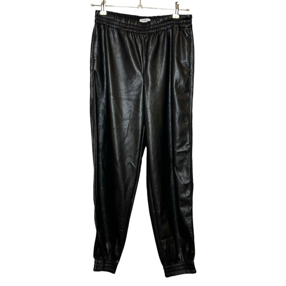 Aritzia BABATON Zedel Faux Leather Pullover Joggers. Size Small - Picture 2 of 9
